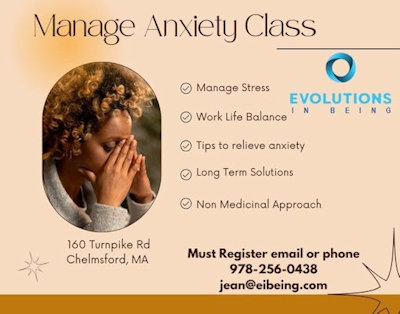 Manage Anxiety class
